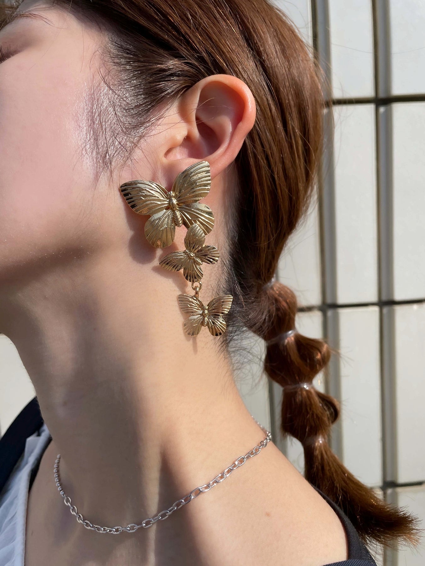 butterfly gold - pierce / earring – Bellissima